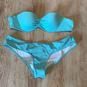 Victoria’s Secret Strapless Bathing Suit size 32A and S